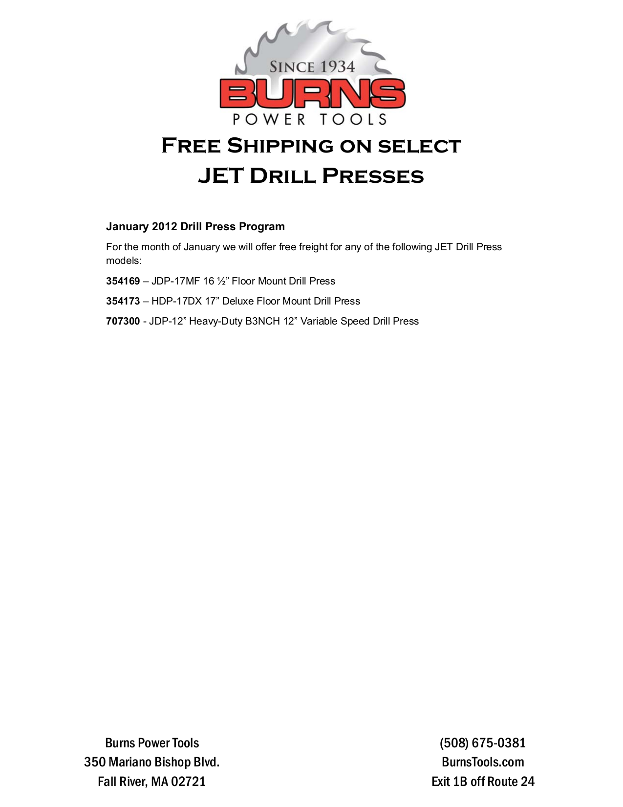 Download free pdf for Jet JDP-17MF Drill Press Other manual