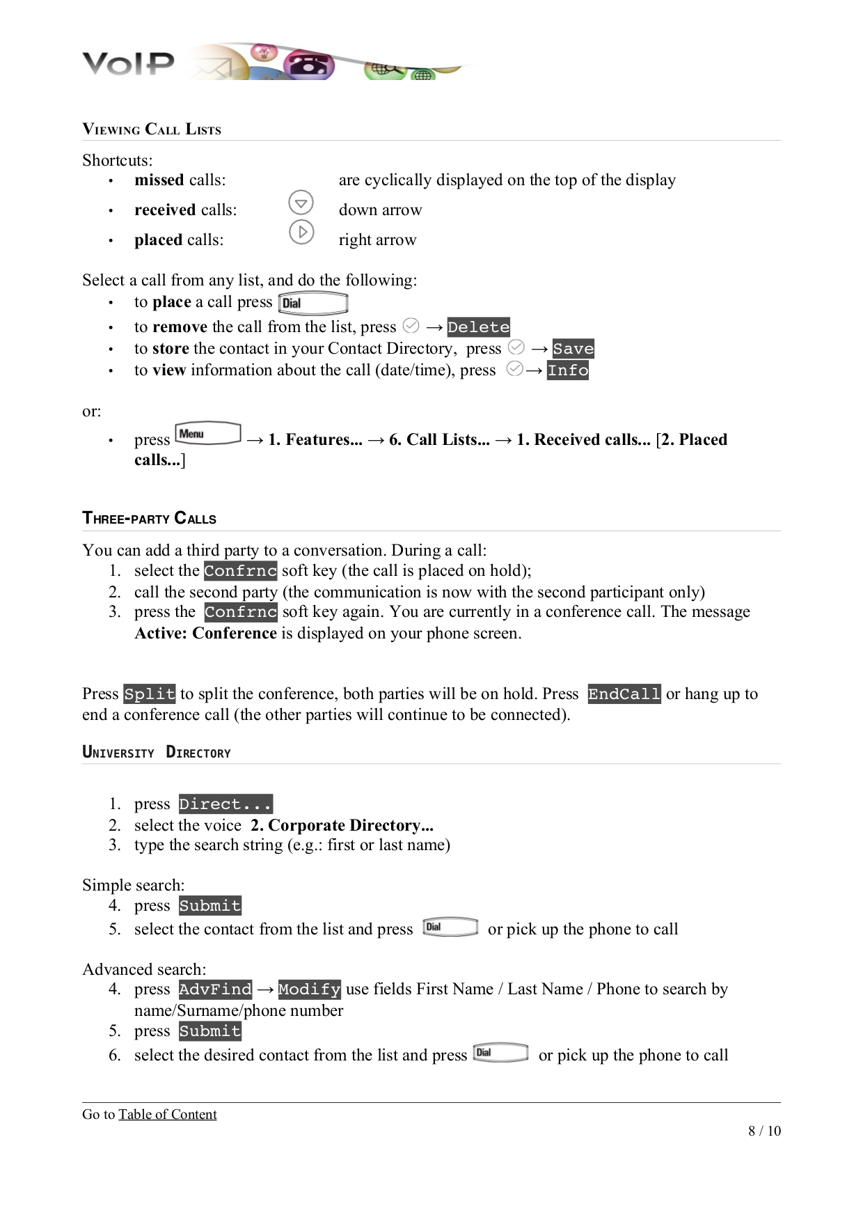 PDF manual for Polycom Telephone SoundPoint IP 331