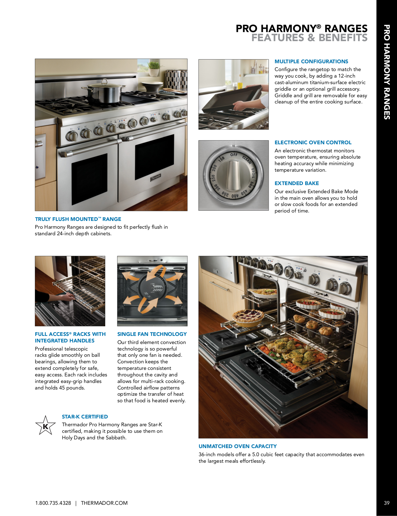 PDF manual for Thermador Range PRG486GDH