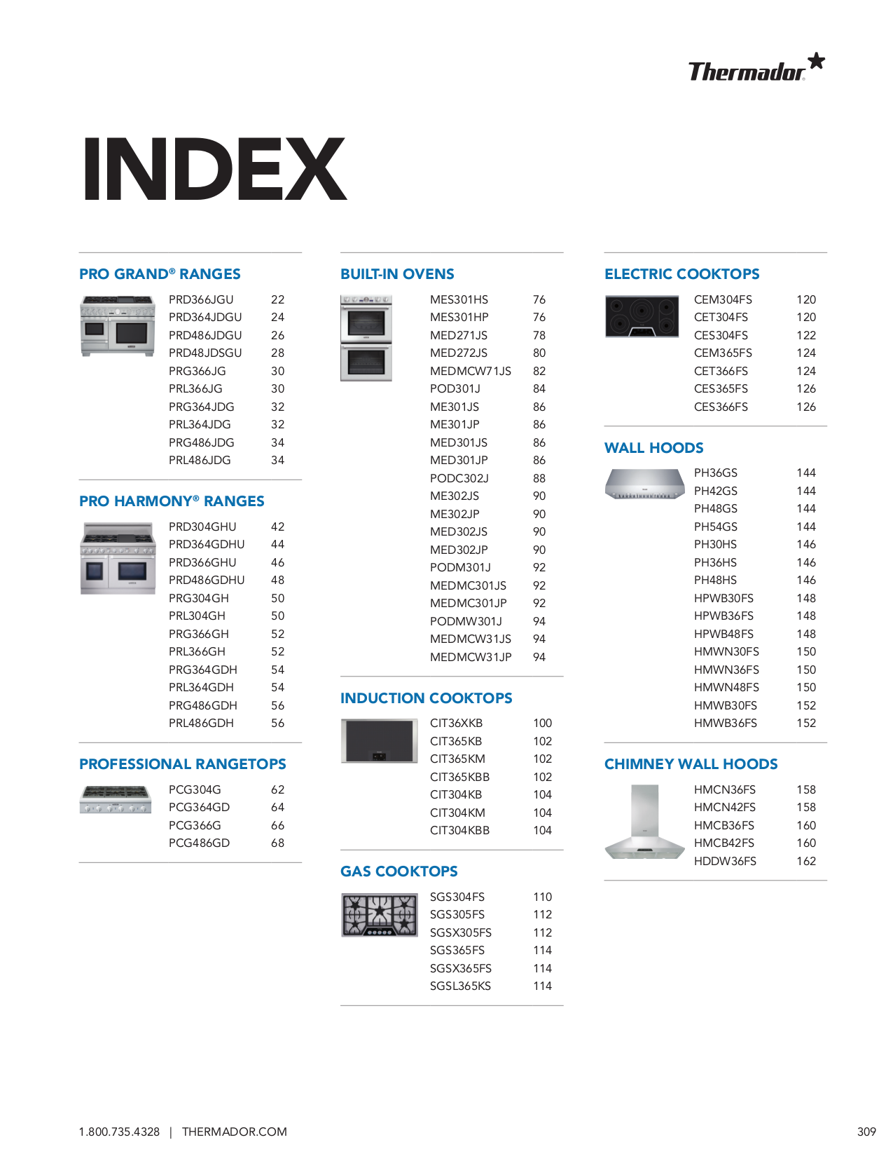 PDF manual for Thermador Range PRG486GDH