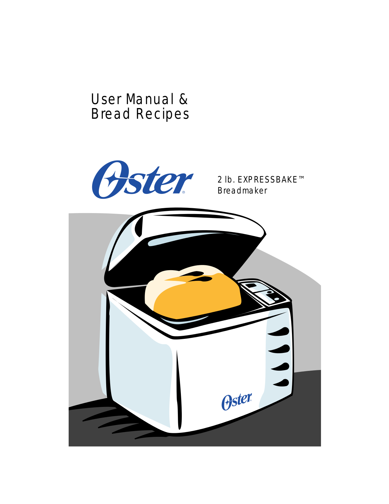 oster bread maker 5836 manual