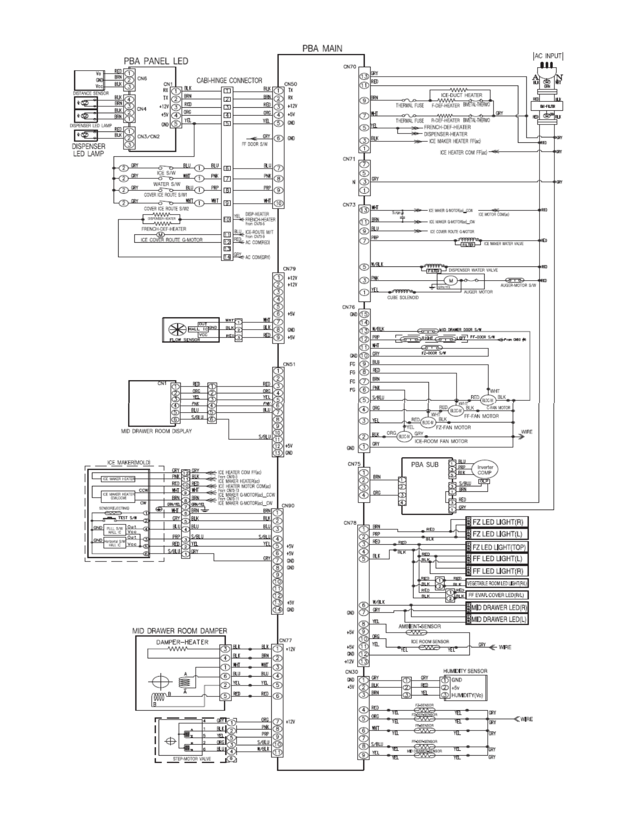 PDF manual for Samsung Refrigerator RF4287HA