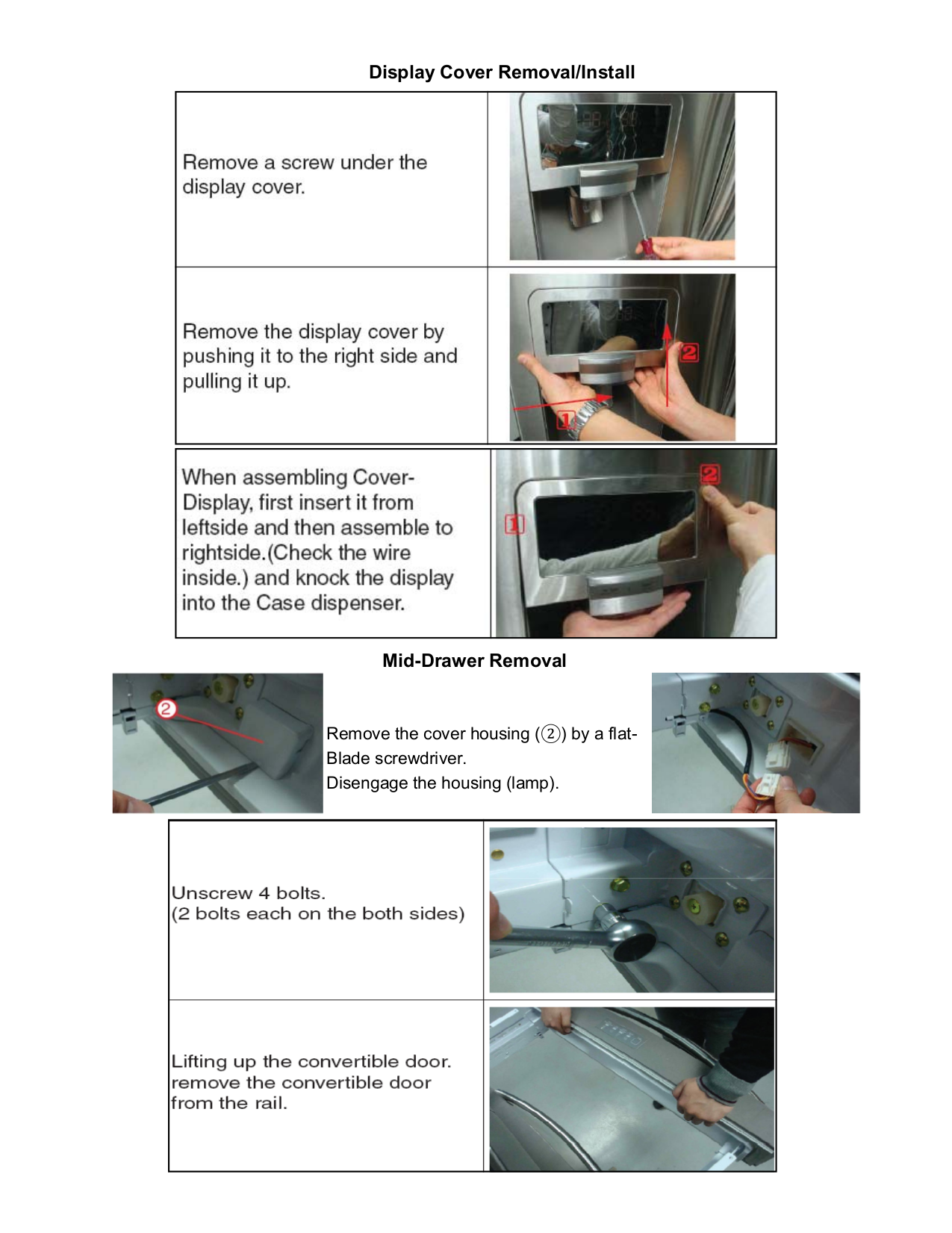 PDF manual for Samsung Refrigerator RF4287HA