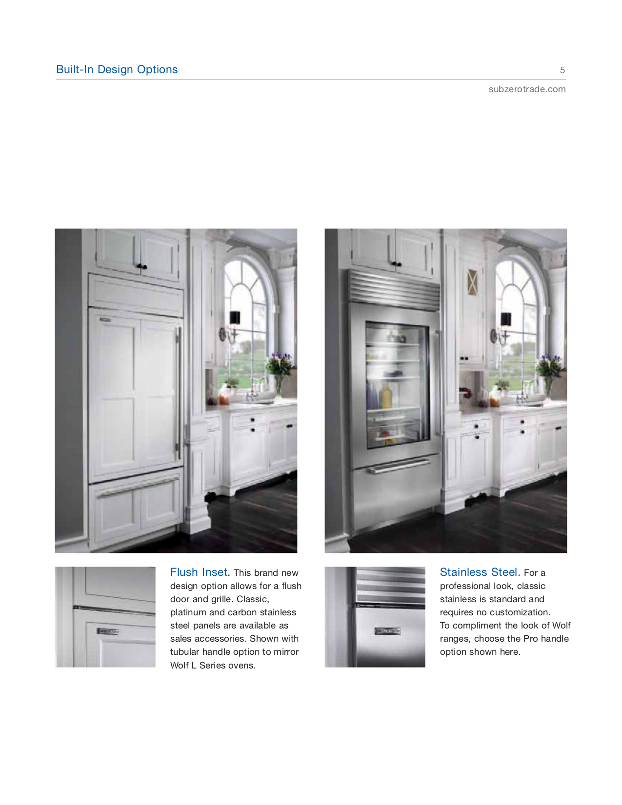 PDF manual for Wolf Refrigerator 600 Series BI-48S