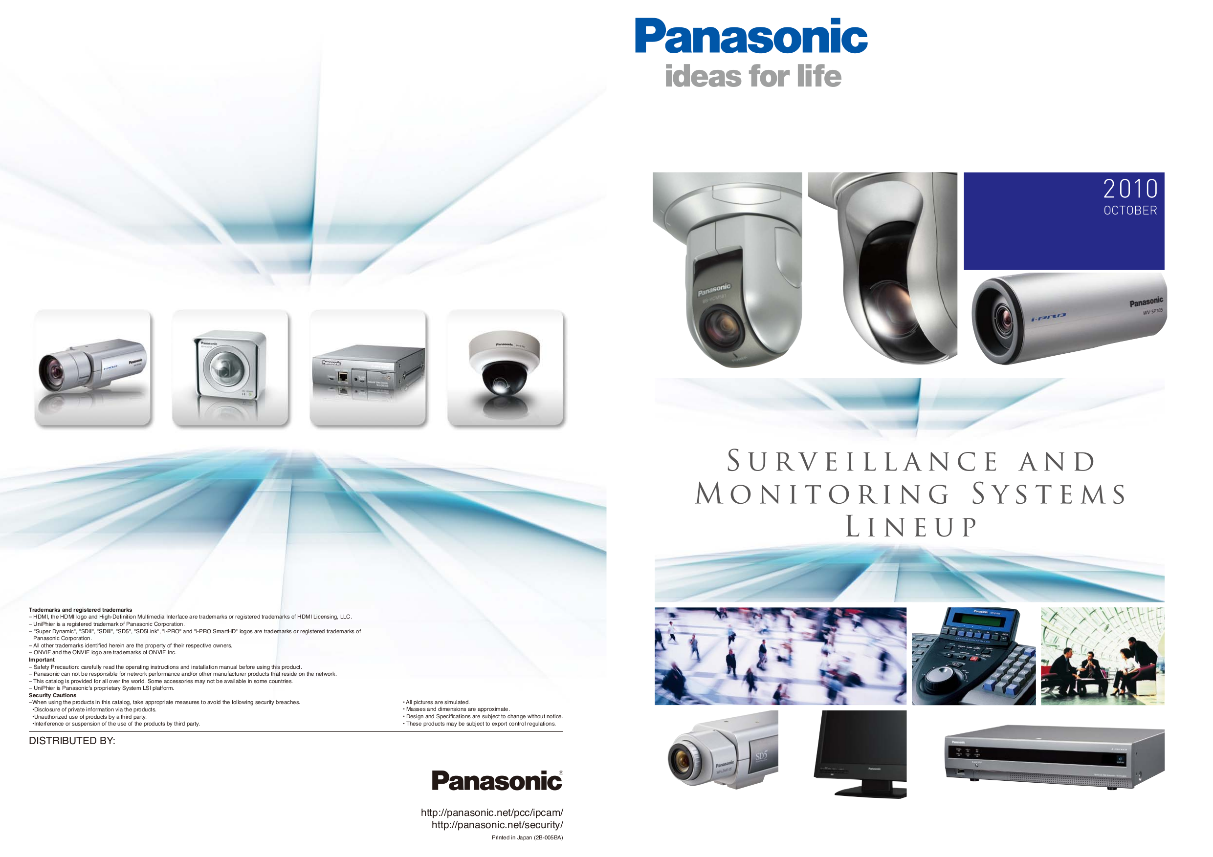 PDF manual for Panasonic Security Camera WVCF324