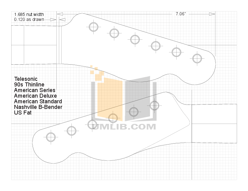 Fender stratocaster чертежи