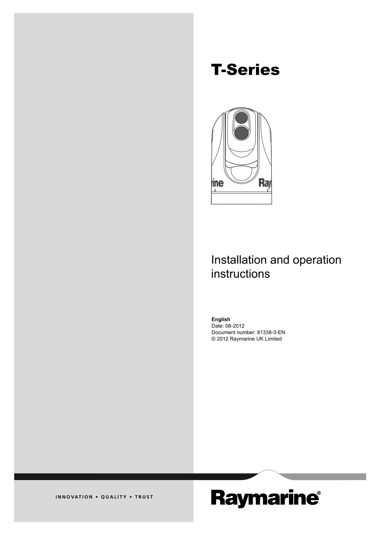 Download free pdf for Raymarine C Series C120W GPS manual