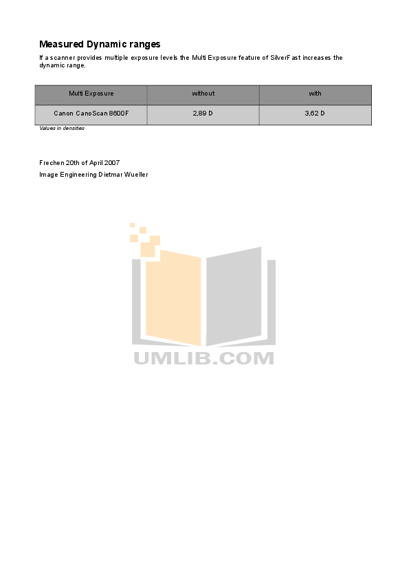 PDF manual for Canon Scanner CanoScan 8600F