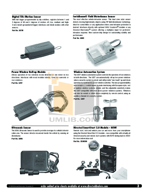 PDF manual for DEI Other Viper 210HV Car Alarms