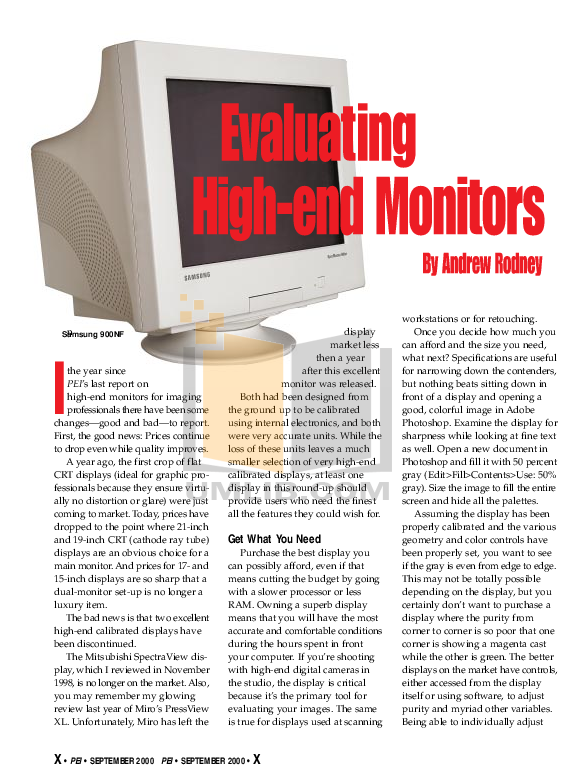 pdf for CTX Monitor PR705F manual