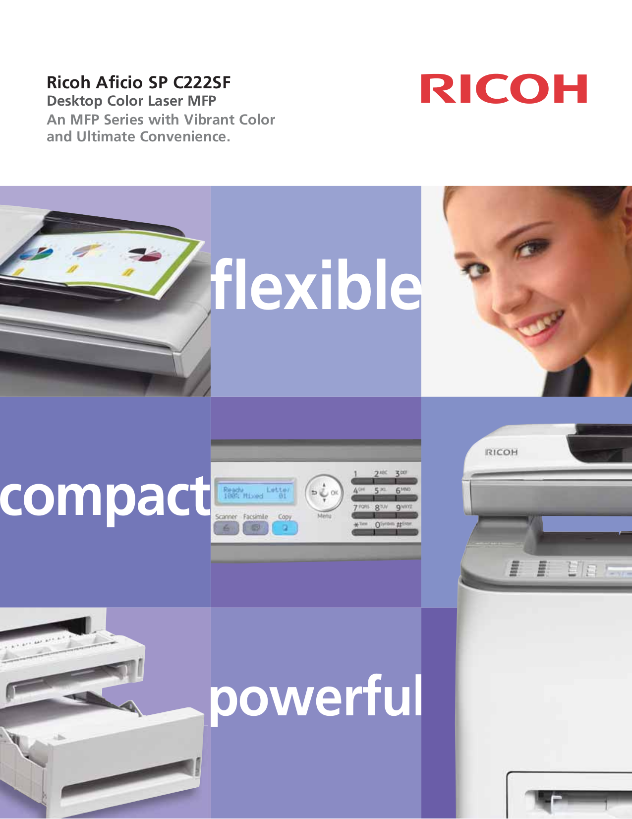 pdf for Ricoh Multifunction Printer Aficio SP C222SF manual