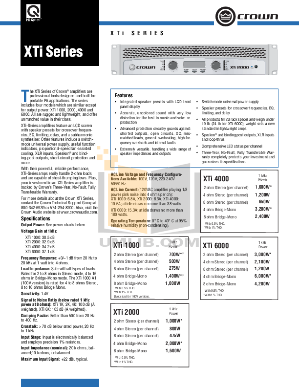 Crown dsi 2000 схема