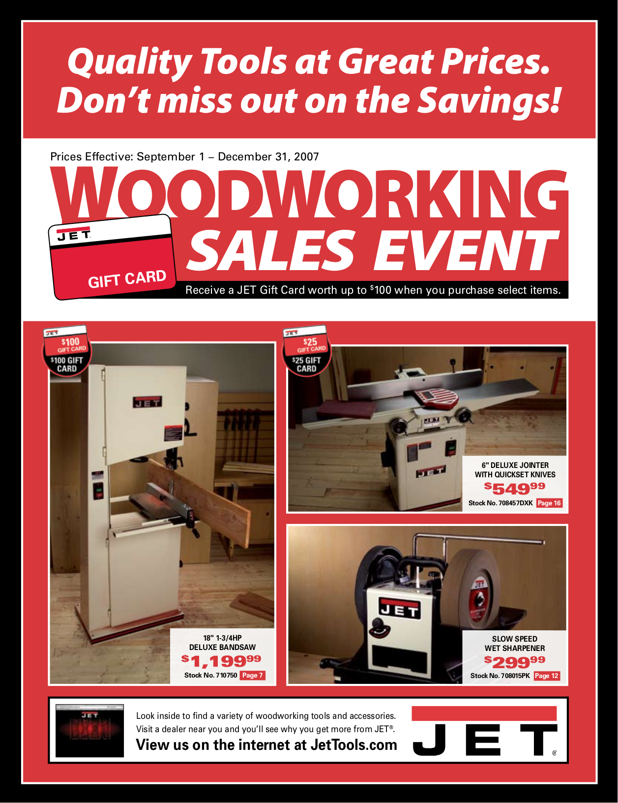 Download free pdf for Jet Xacta JTAS12XL503 Table Saw Other manual