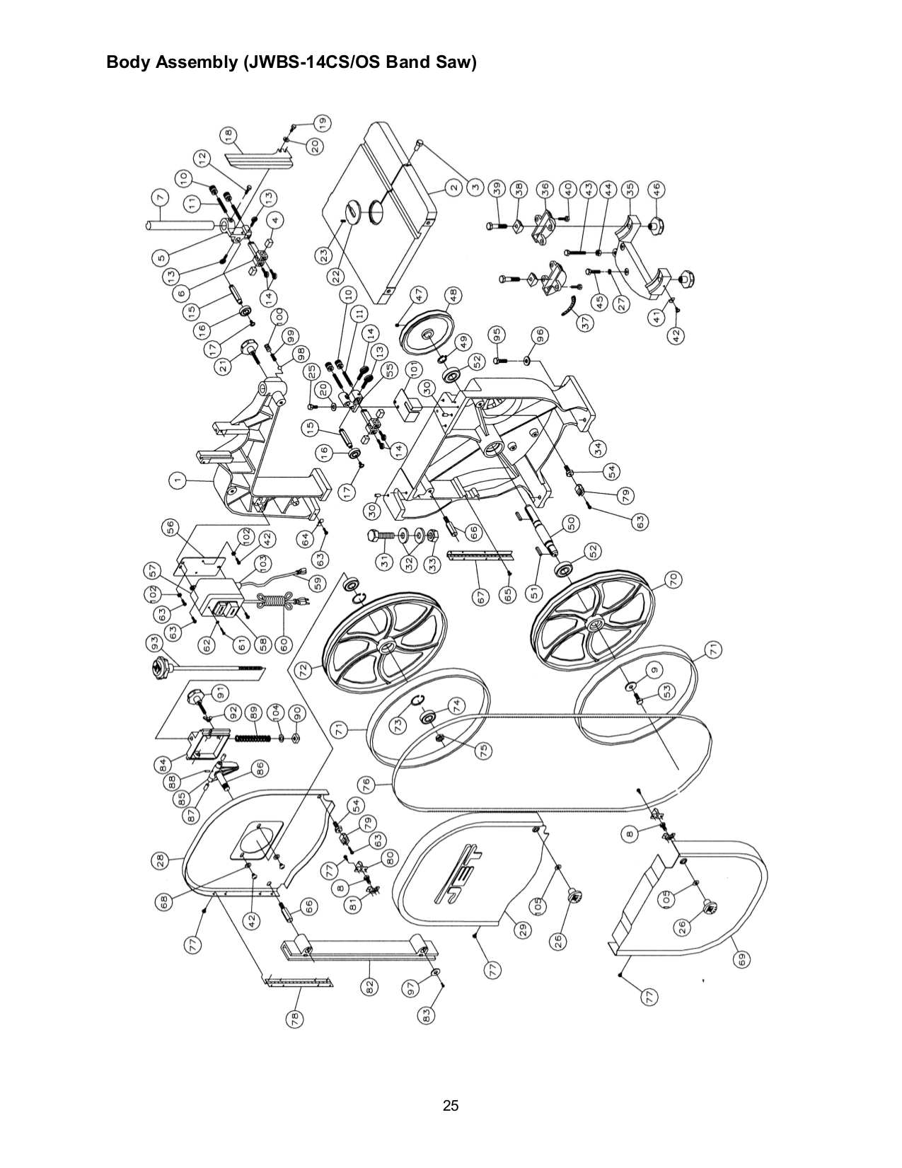Jet Tools JWBS-14OS, JWBS-14CS User Manual