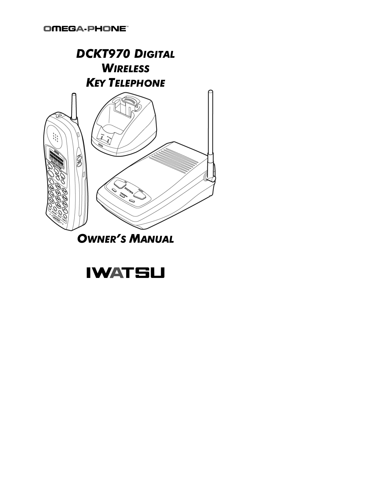 Download free pdf for Iwatsu IX12KTD3 Telephone manual