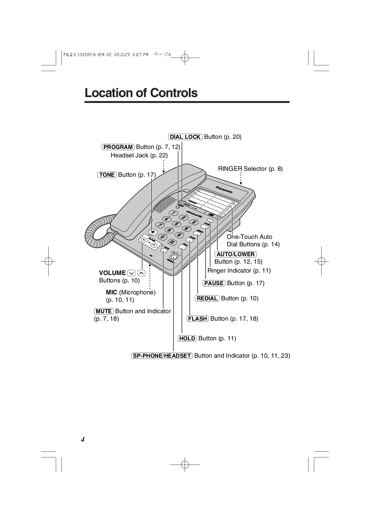 Схема телефона panasonic kx ts2350ru