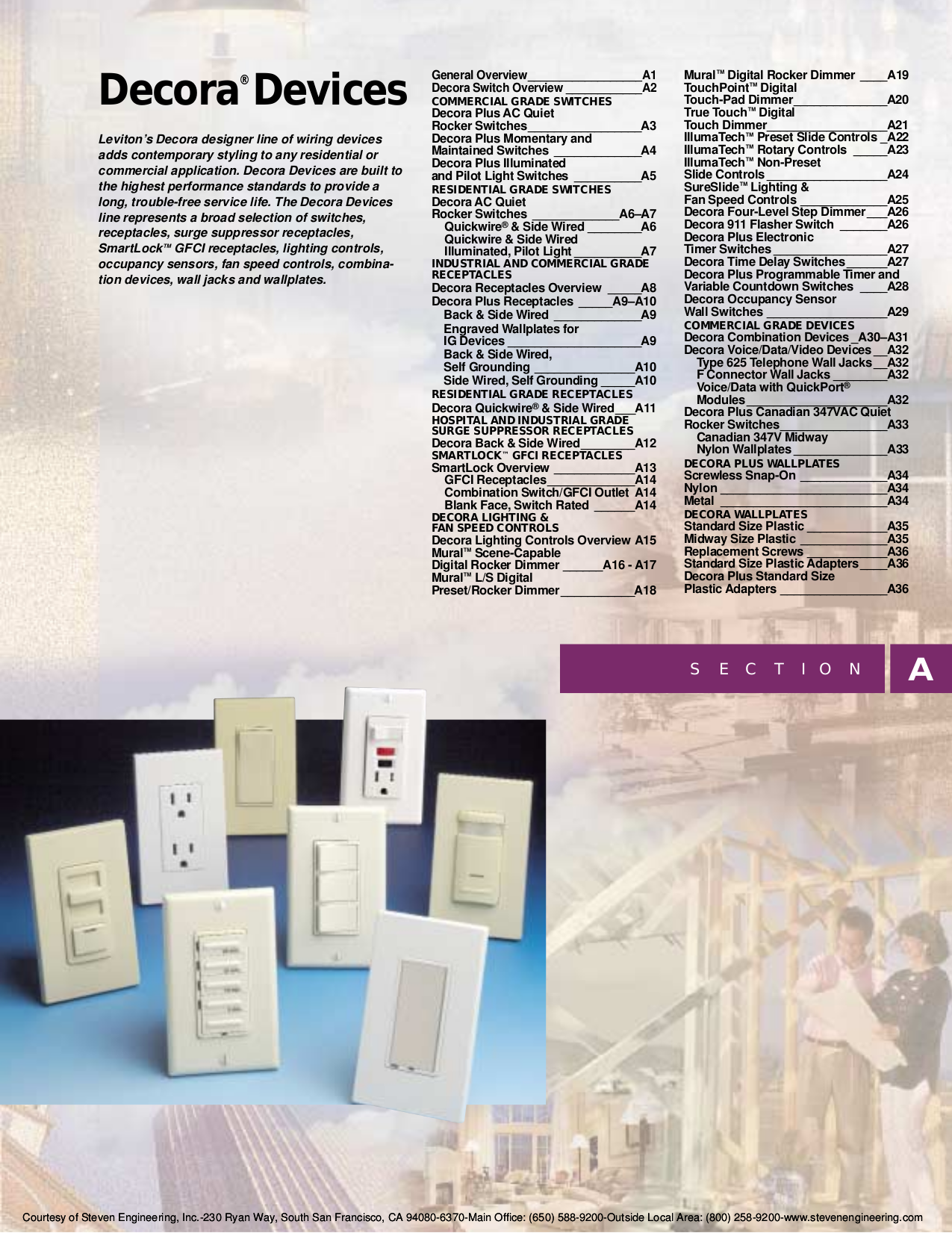 Download free pdf for Leviton MURAL MLI101 Dimmers Other manual