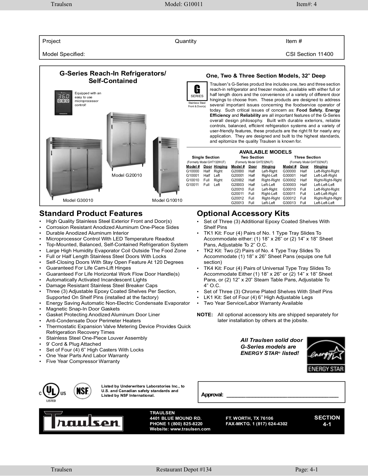 Traulsen Digital Controller Manual