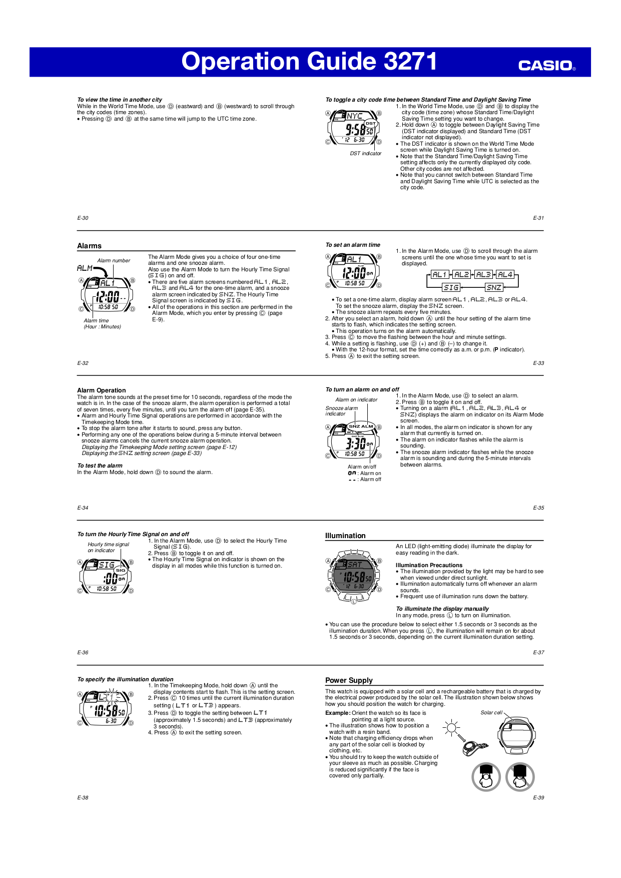PDF manual for Invicta Watch 10 3271
