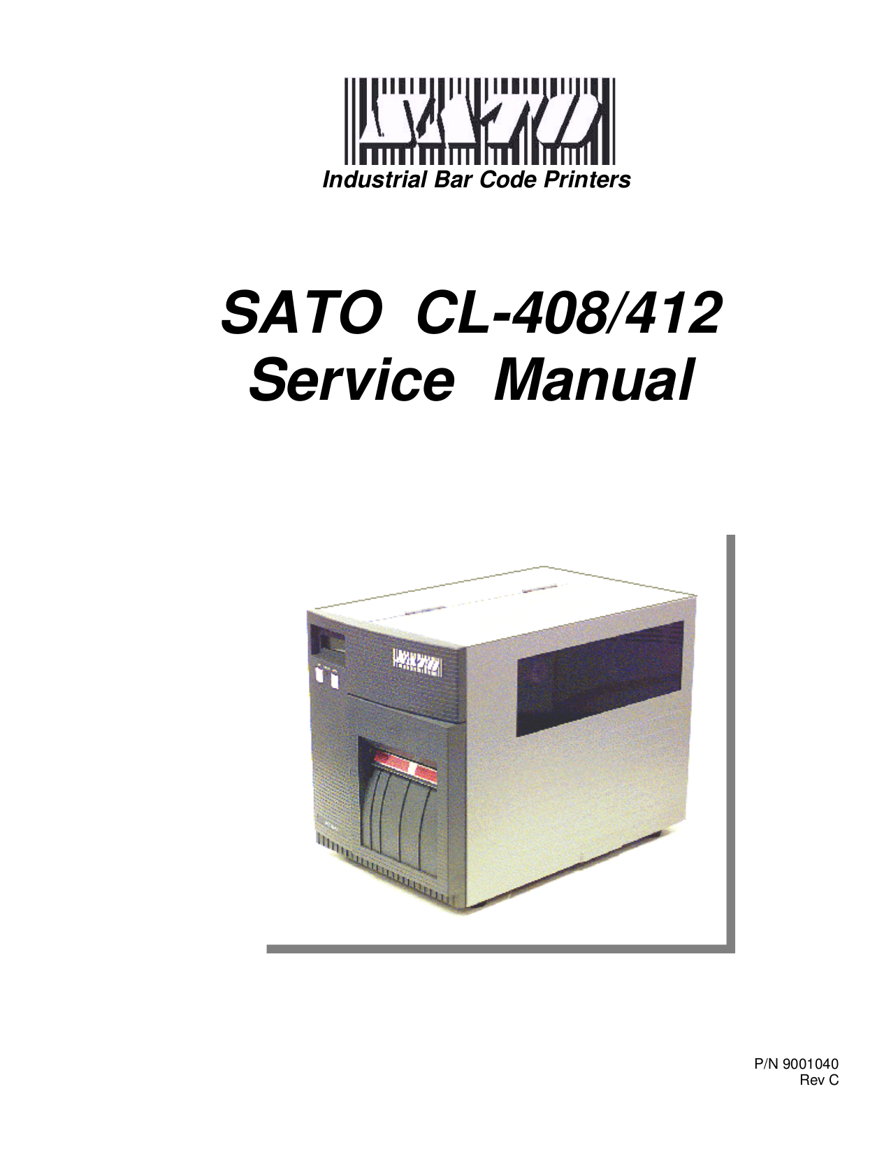 Download free pdf for SATO CL408e Printer manual