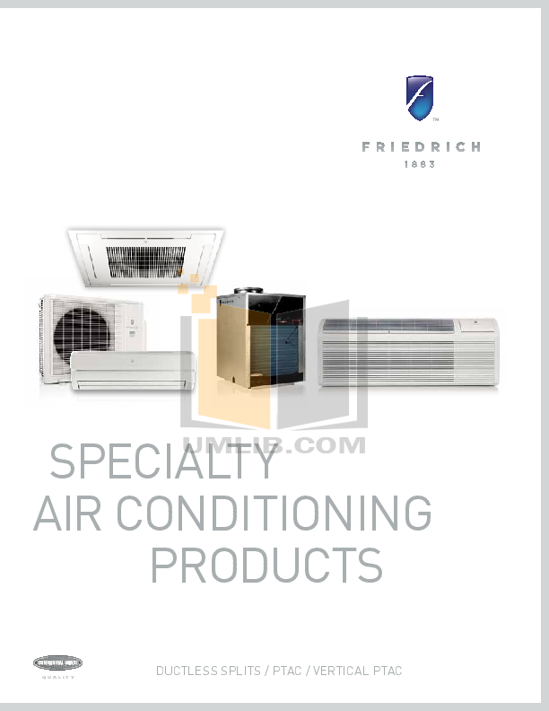 Download free pdf for Friedrich M18CF Air Conditioner manual