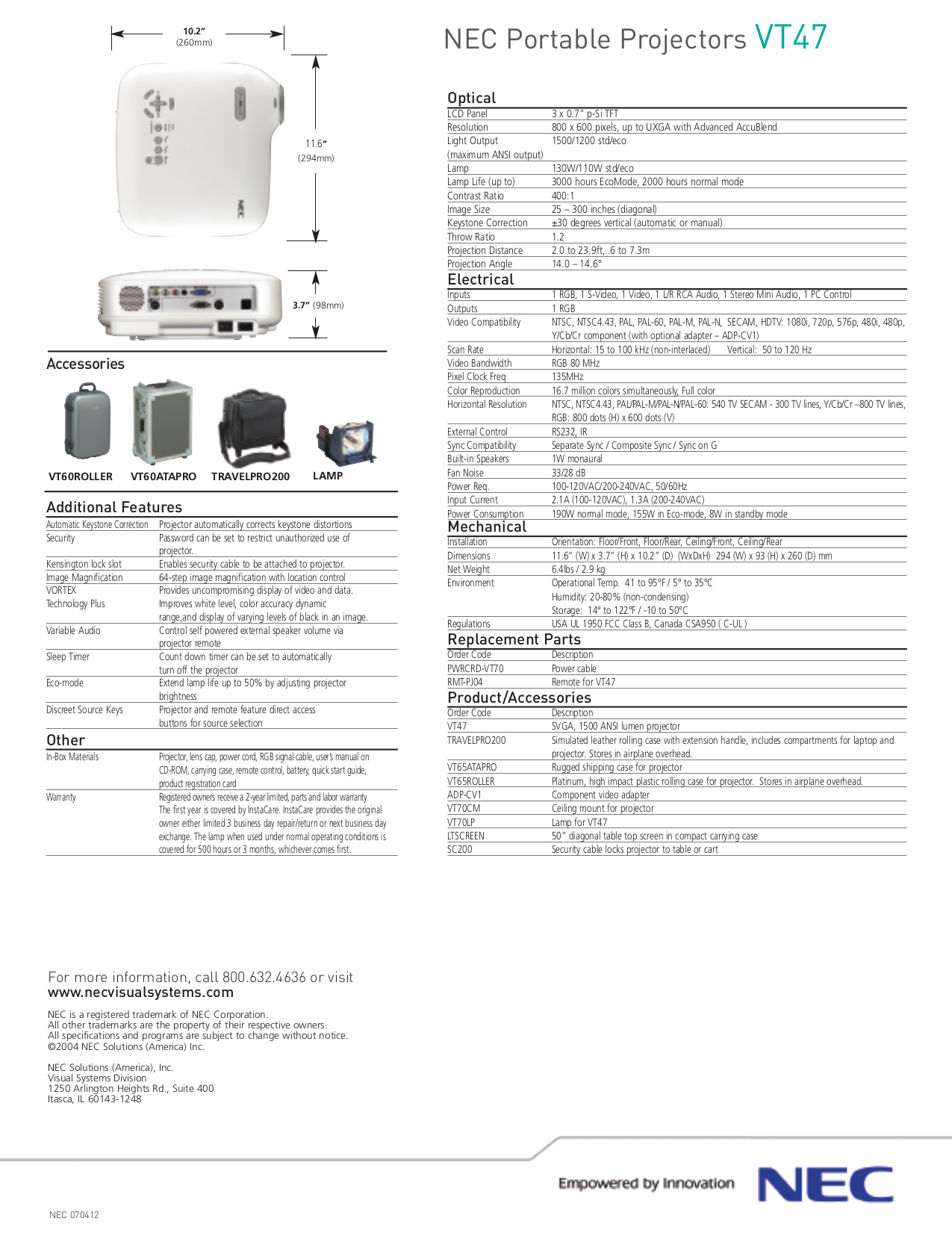 nview projector manuals
