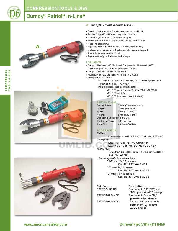 PDF manual for Greenlee Other 980 Power Pumps