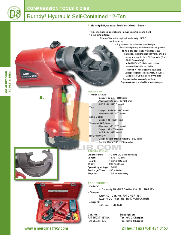 PDF manual for Greenlee Other 980 Power Pumps