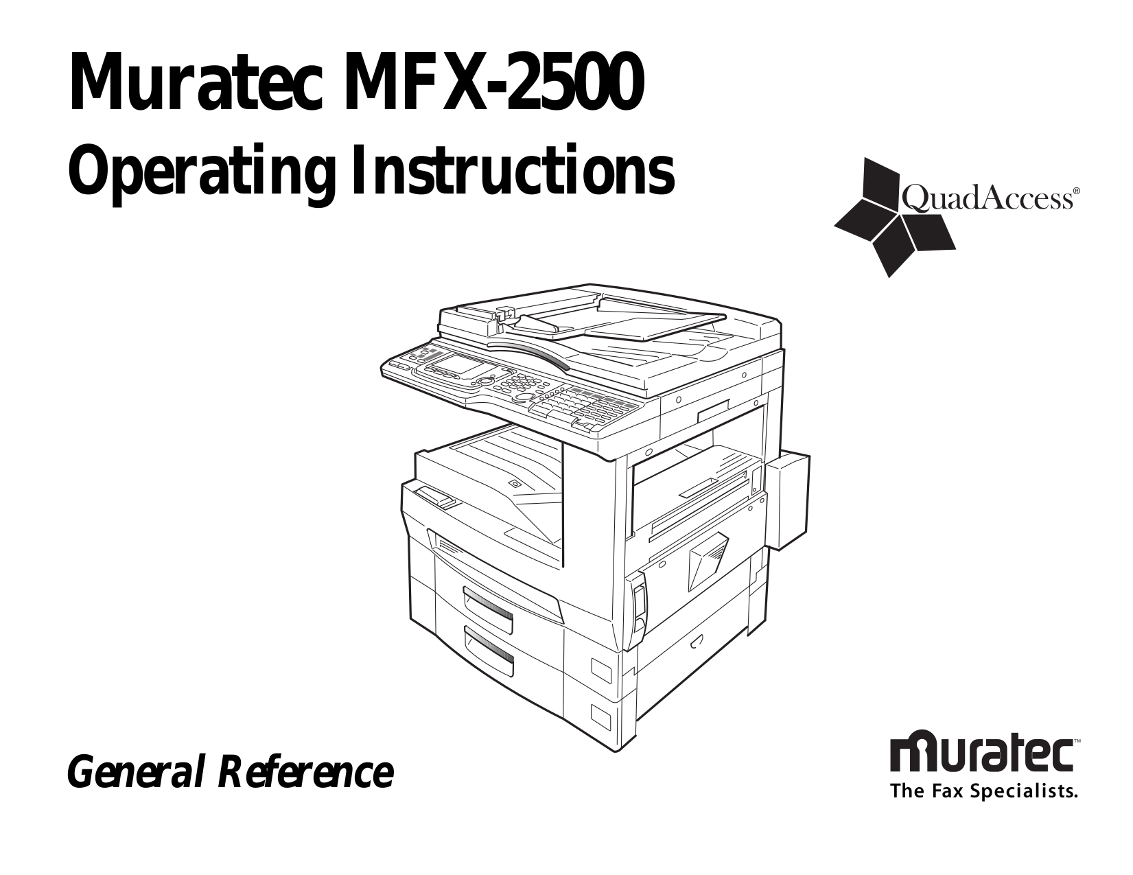 Download free pdf for Muratec MFX-2350 Copier manual