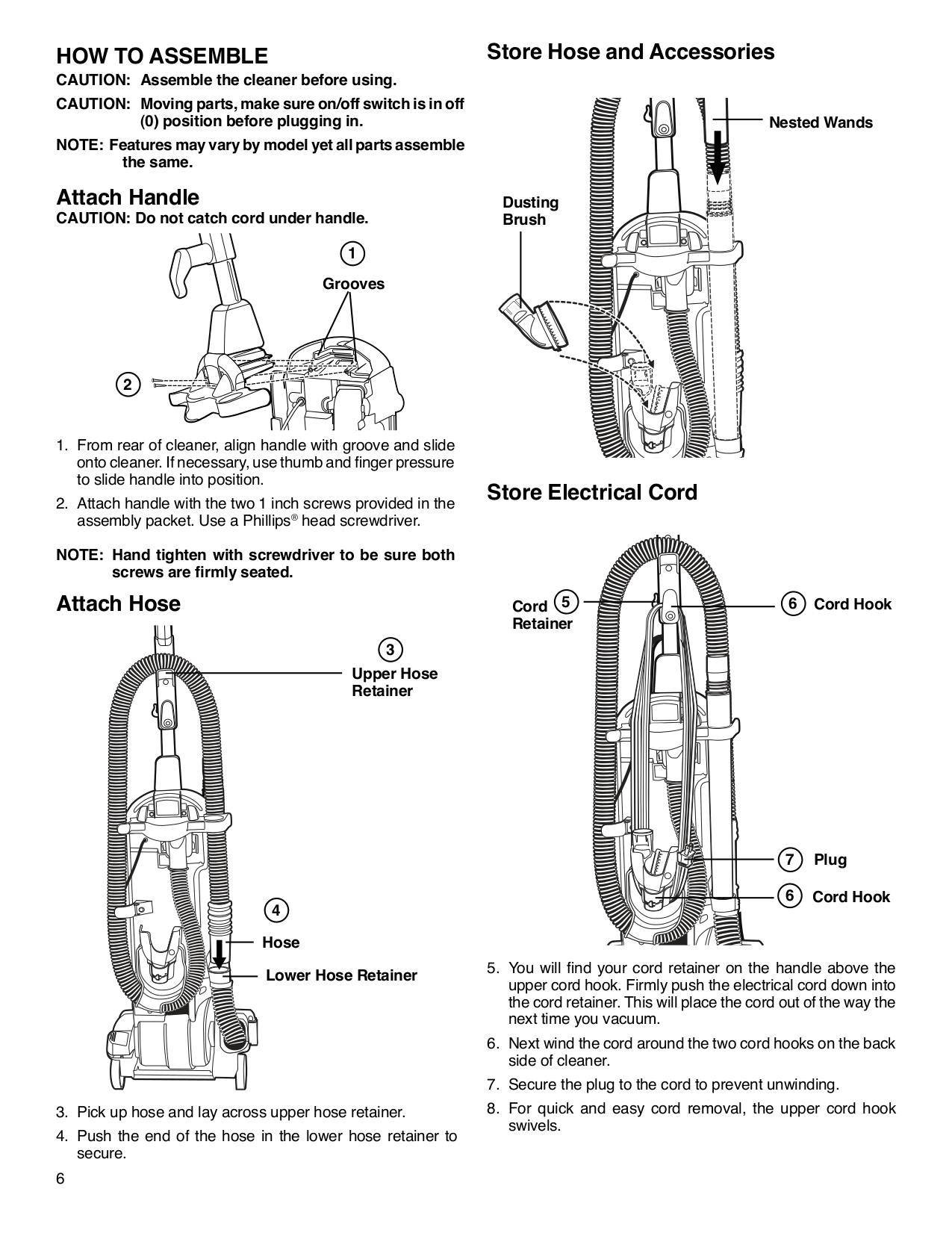 PDF manual for Sanitaire Vacuum SC5815