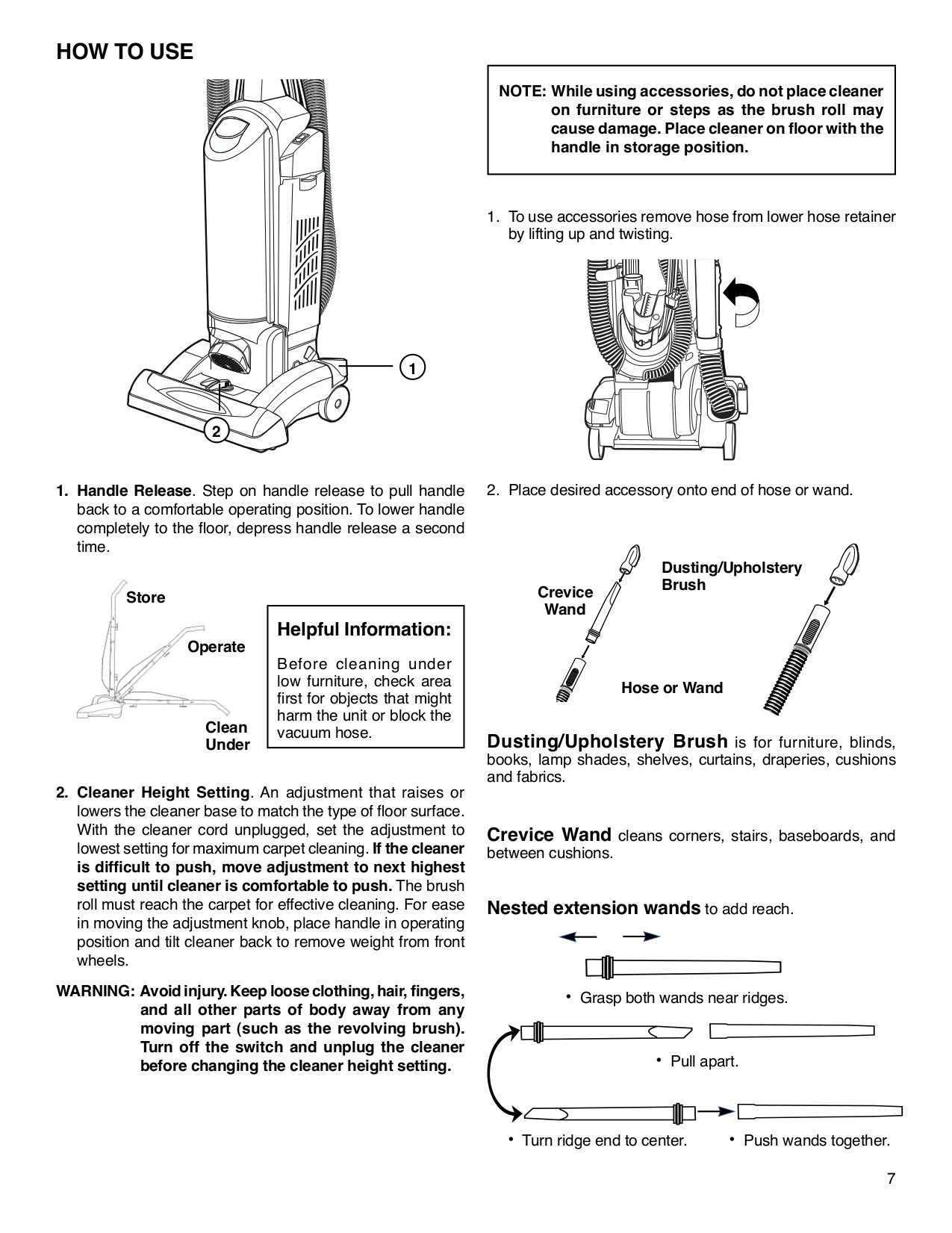 PDF manual for Sanitaire Vacuum SC5815