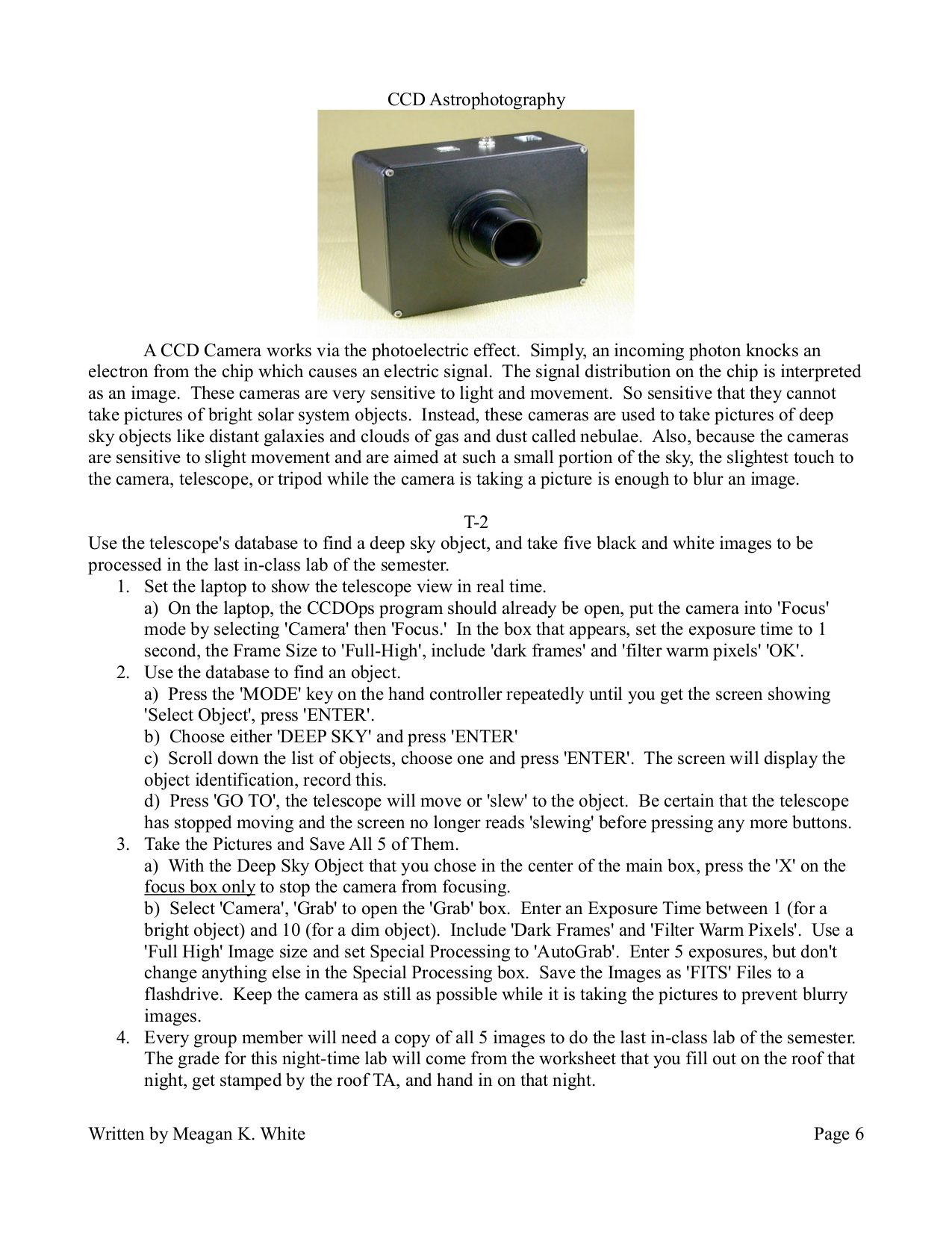 PDF manual for Meade Telescope 4500