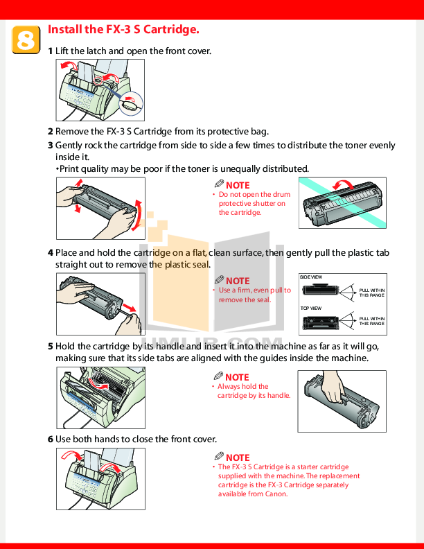 PDF manual for Canon Fax Machine FaxPhone L80