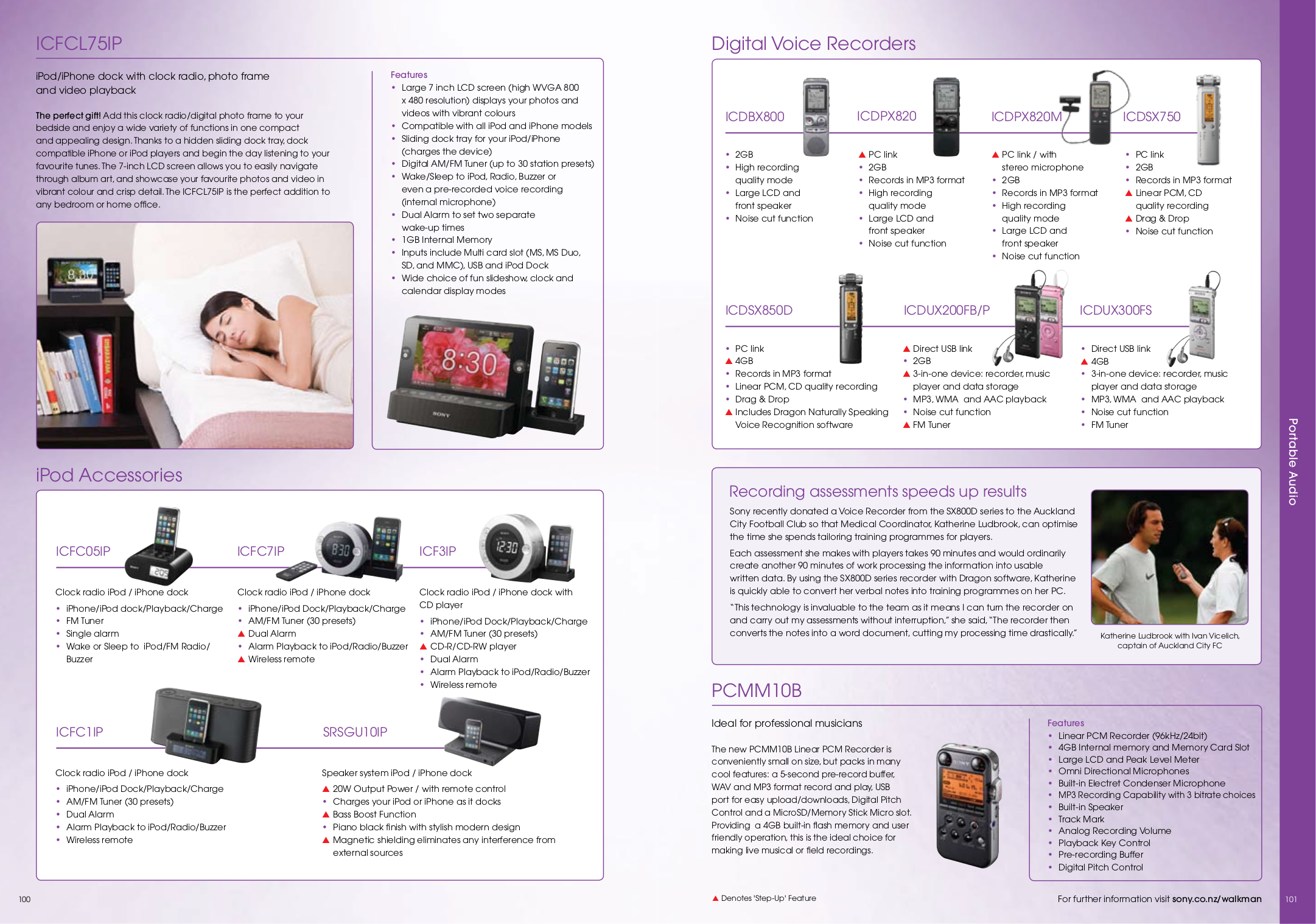 PDF manual for Sony Voice Recorder TCM200DV