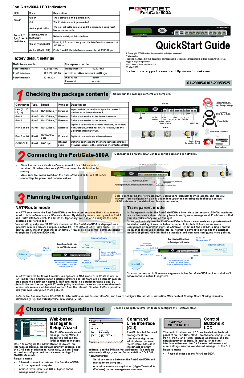 Fortinet Configuration Pdf Download free pdf for Fortinet FortiGate FortiGate-500 Router manual