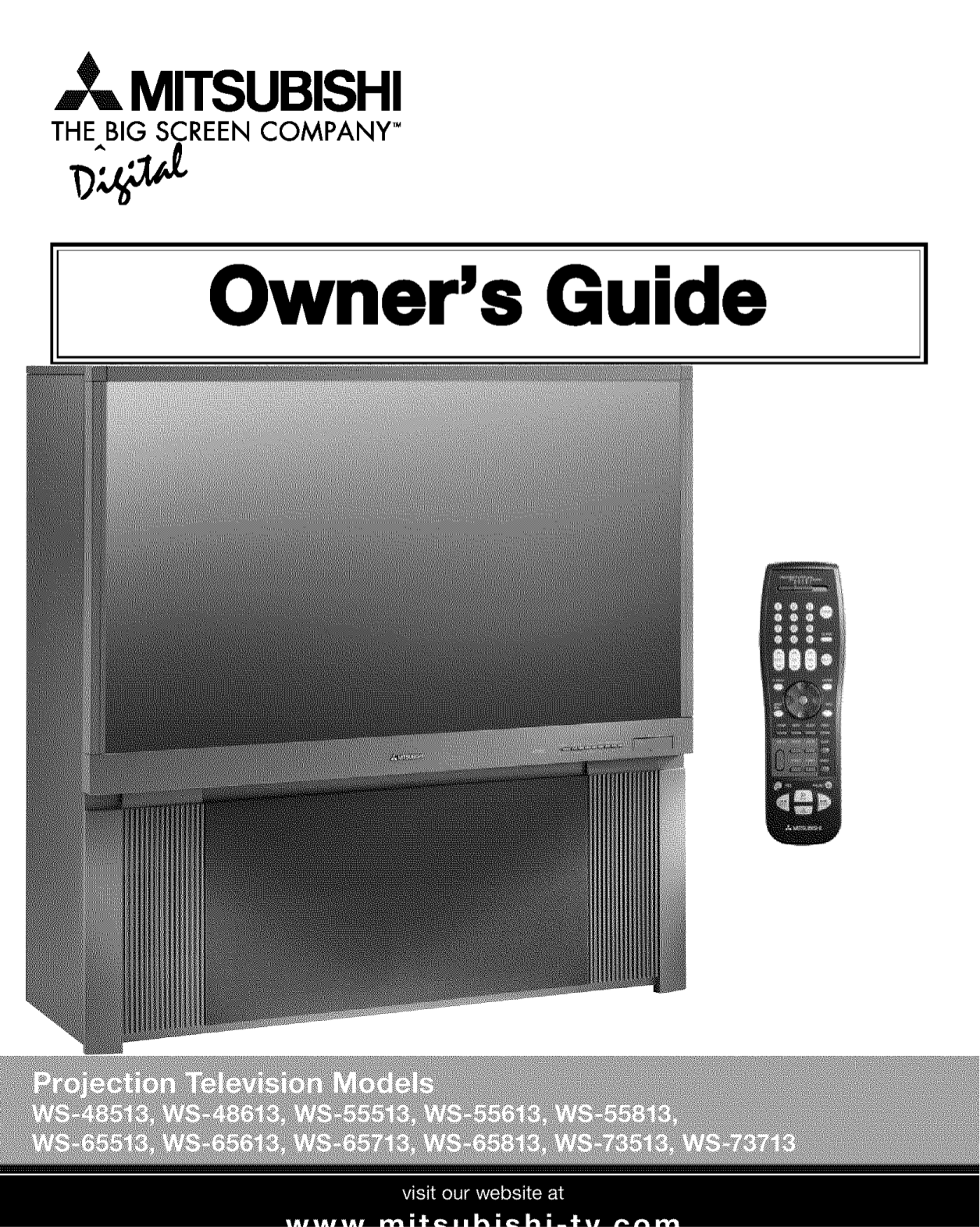 download-free-pdf-for-mitsubishi-ws-65613-tv-manual
