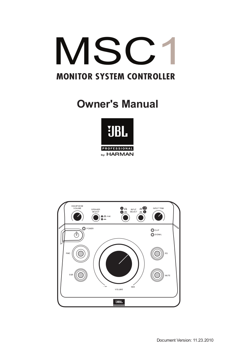 Download free pdf for JBL HP580 Speaker manual