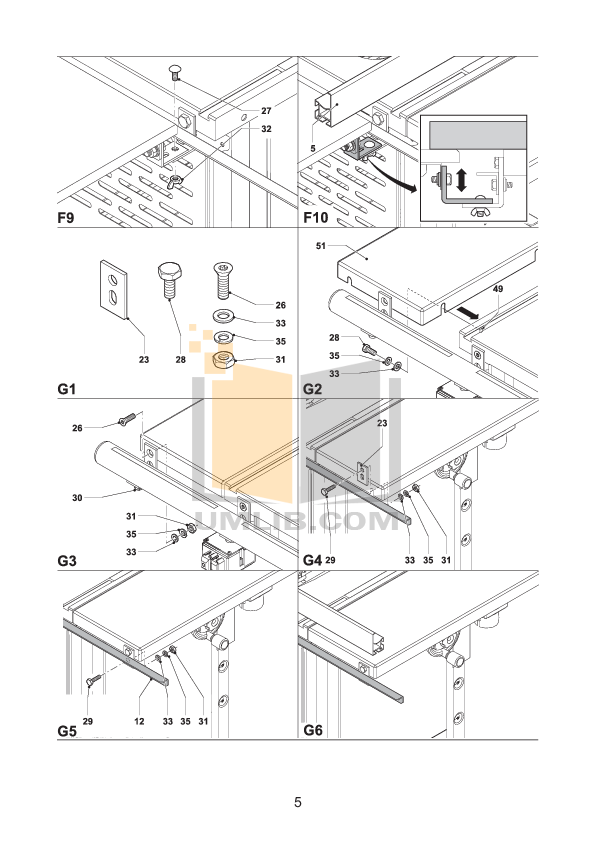 PDF manual for Dewalt Other DW746 Table Saw