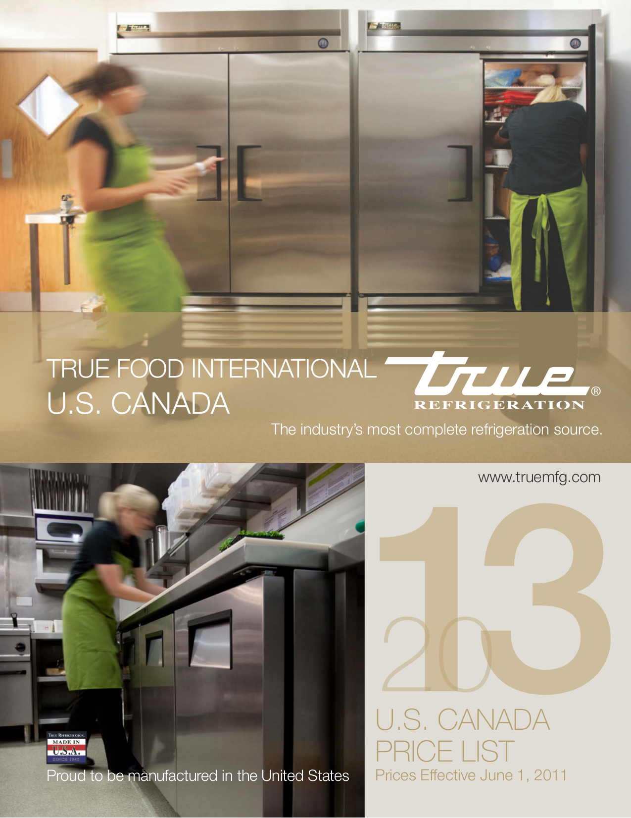 pdf for True Refrigerator TCGR-31 manual