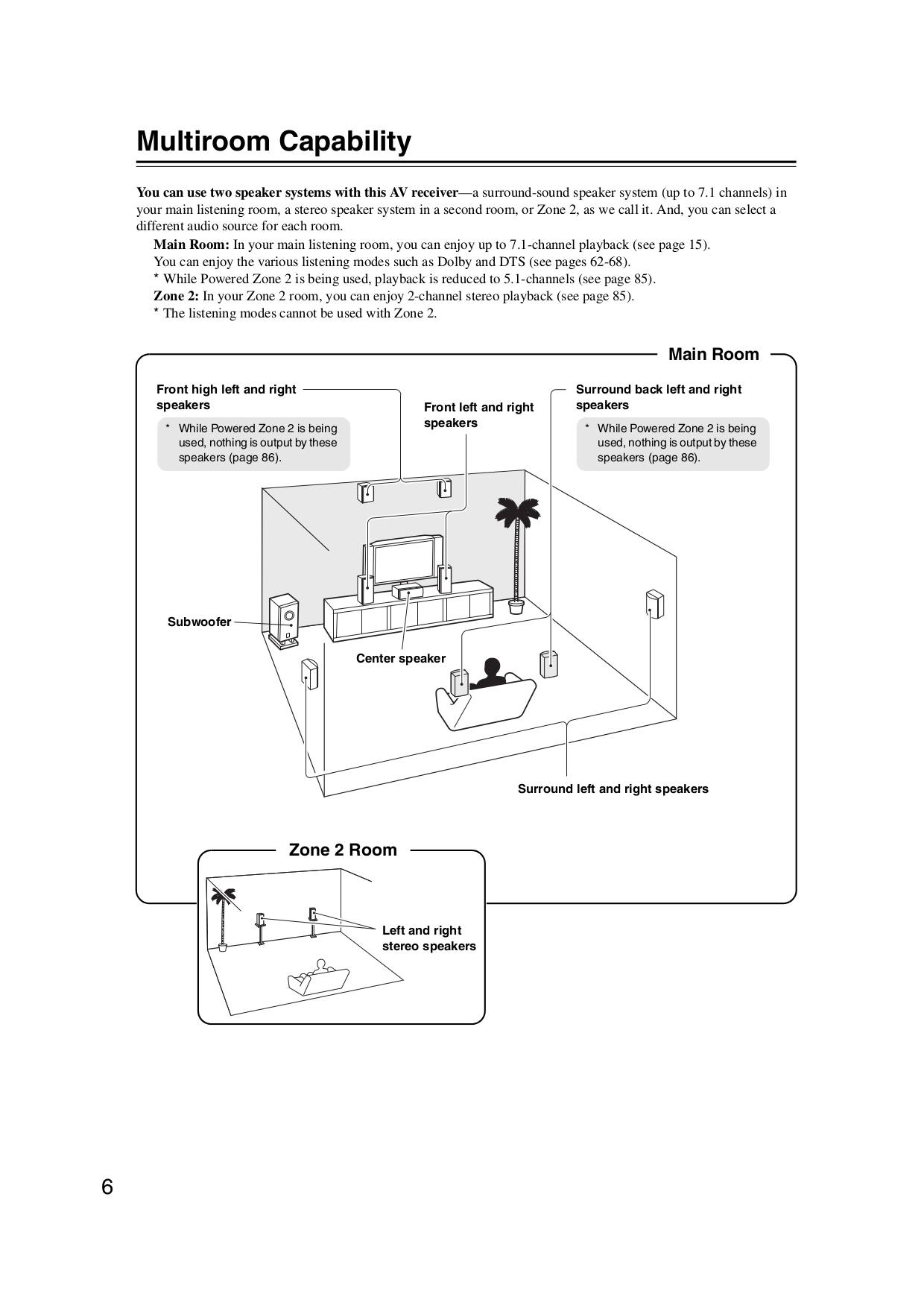 PDF manual for Onkyo Receiver TX-SR607