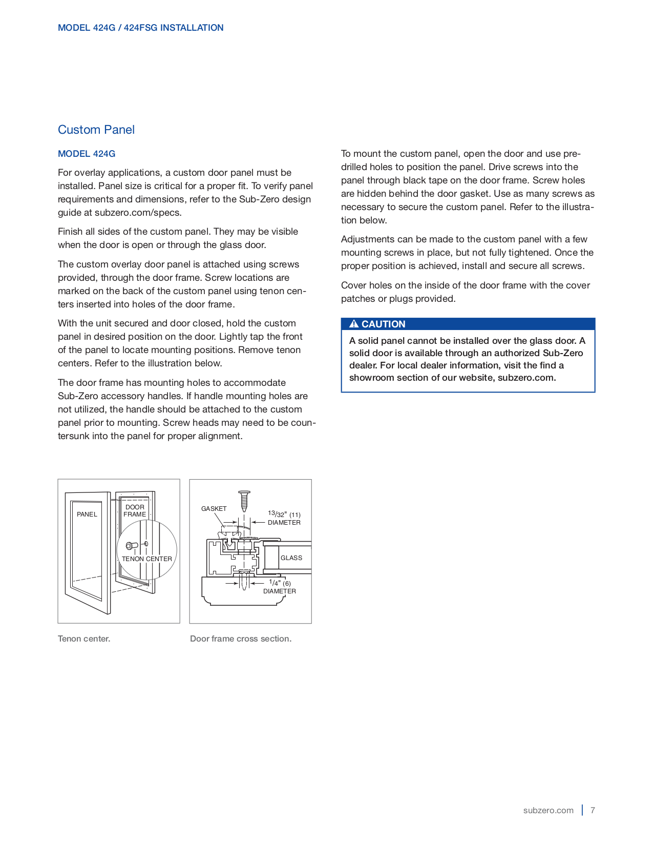 PDF manual for Wolf Refrigerator SubZero 427