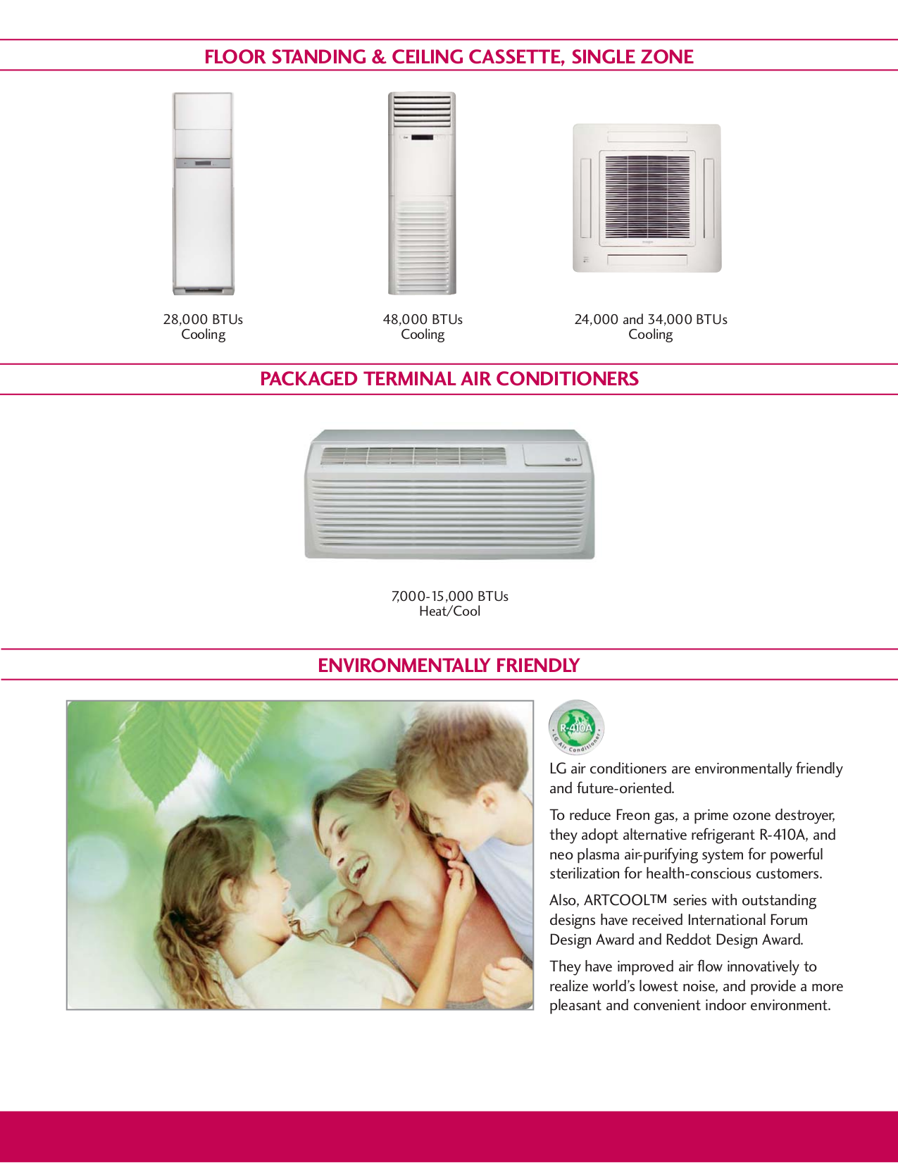 PDF manual for LG Air Conditioner LP090CED