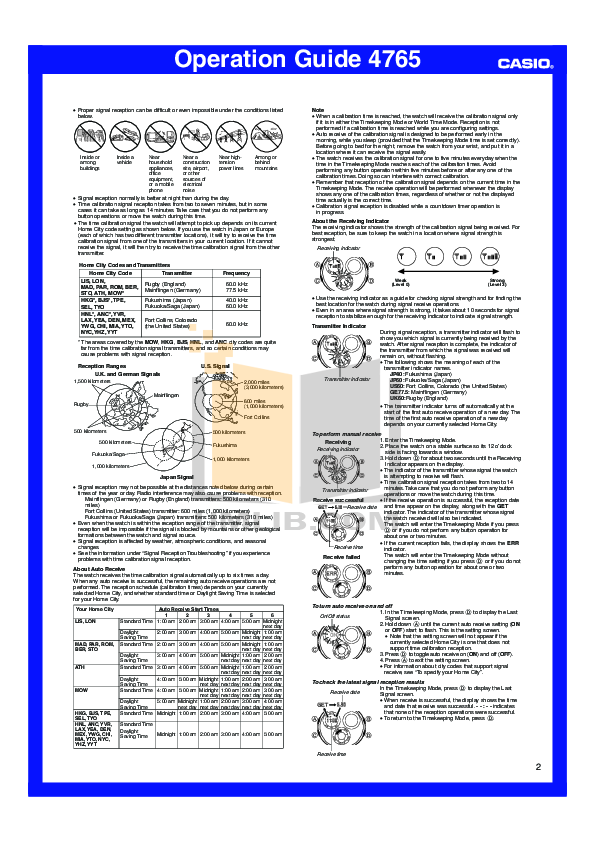 casio g-shock manual