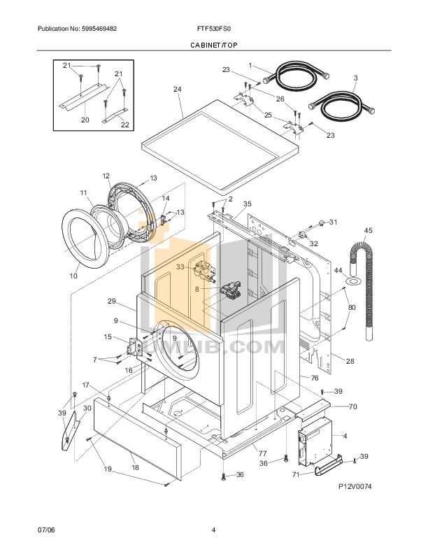 PDF manual for Frigidaire Washer FTF530FS
