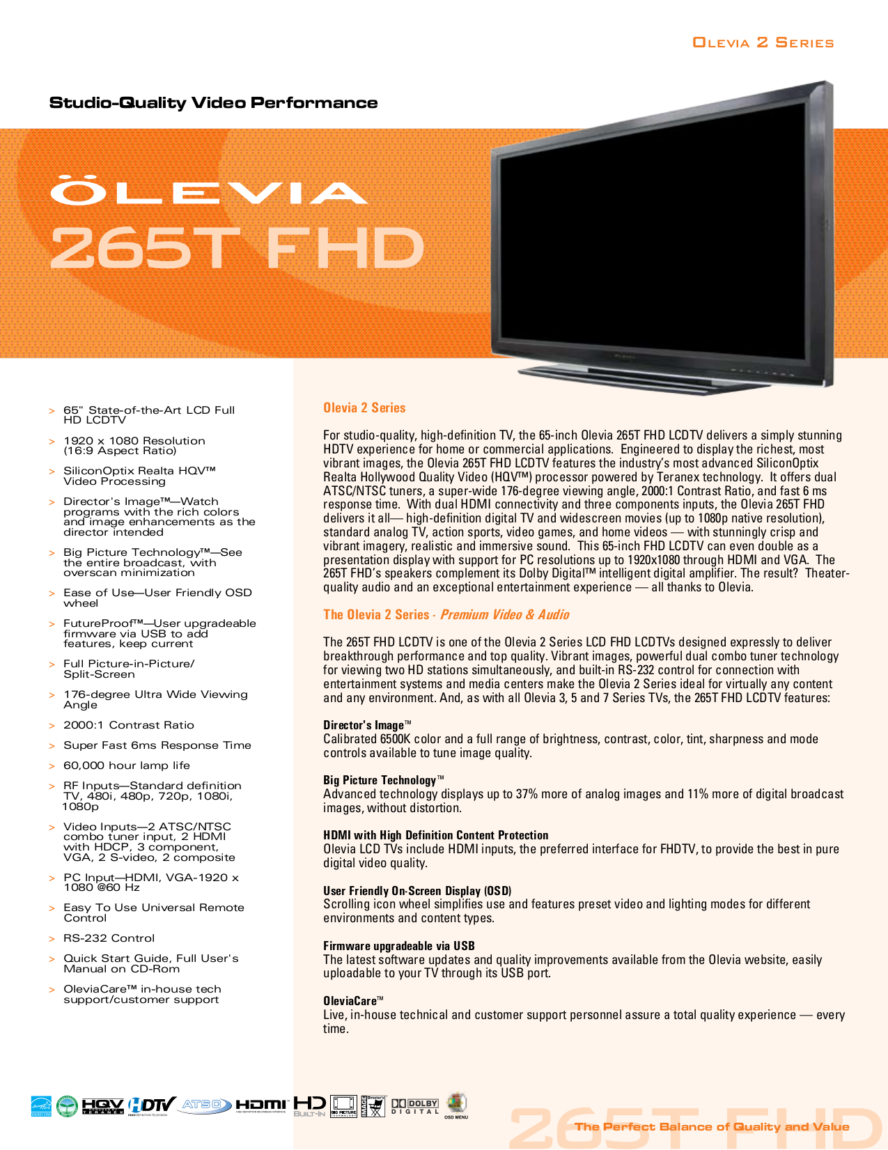 Olevia 232 S12 Firmware Download