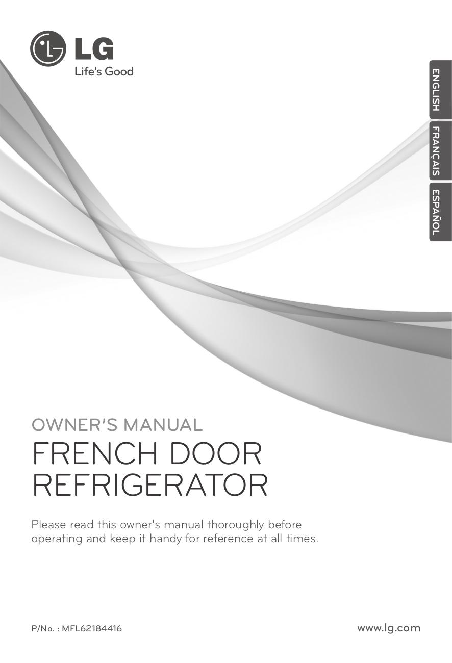 Download free pdf for LG LFX25991ST Refrigerator manual