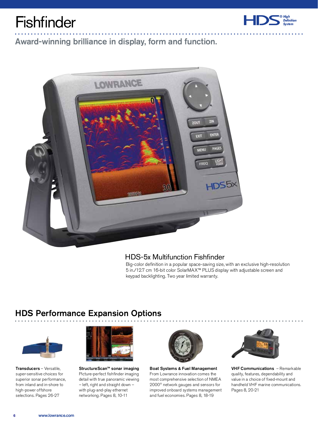 PDF manual for Lowrance GPS GlobalMap 5000C