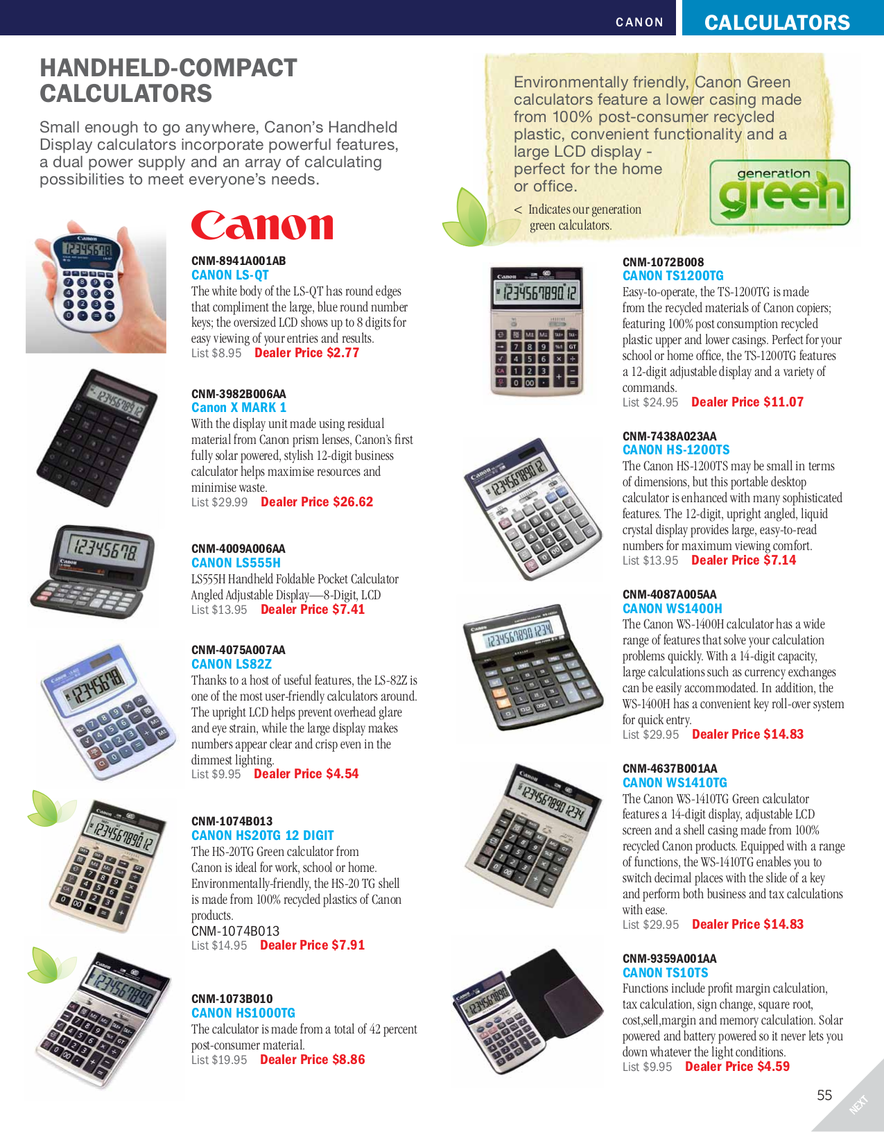 Sharp El 1611p Calculator Owner's Manual