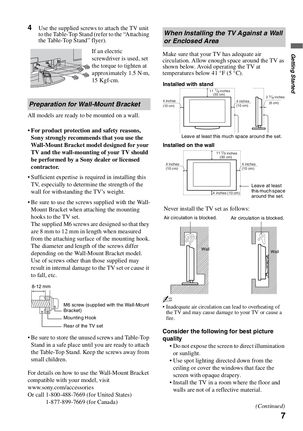 PDF manual for Sony TV BRAVIA KDL46XBR4