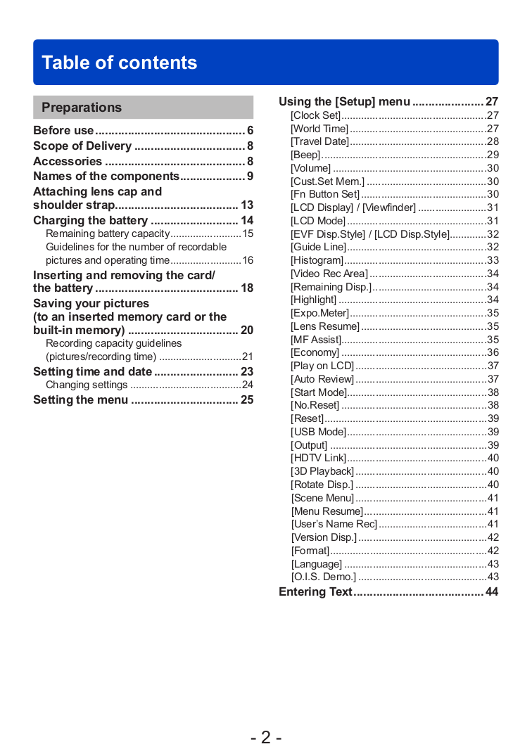 PDF Manual For Leica Digital Camera D-Lux 4